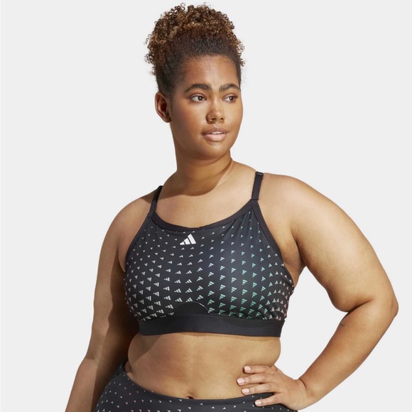adidas Other - Adidas Performance AEROREACT TRAINING Plus Size Light Support Sports Bra Size 2x